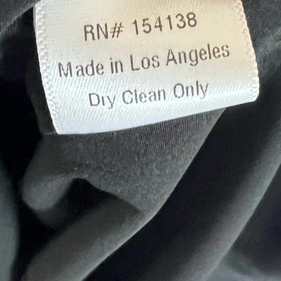 NWOT STAUD Pacha Bell Sleeve Color Blocking Maxi Dress Black Lilac Multicolor 2 - Picture 13 of 16